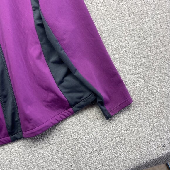Rossignol Cross country XC skiing Jacket Wom L Purple Softshell Lightweight - Picture 13 of 14
